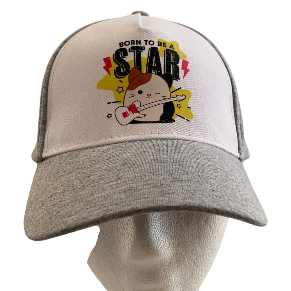 Squishmallows Youth Girls Kids Adjustable Born To Be A Star Baseball Hat Cap New